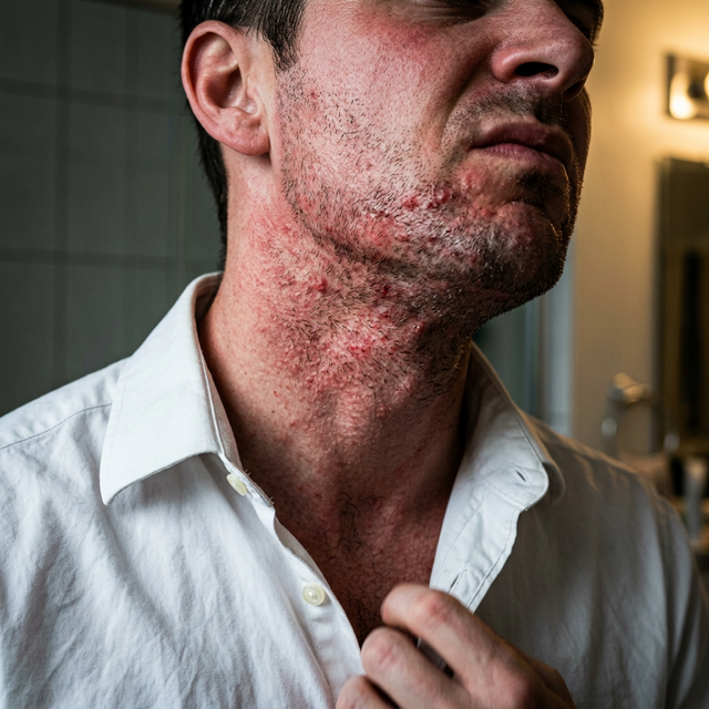 深刻なカミソリ負け